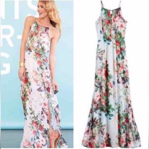 Fate Ruby Maxi Strappy Tank Floral Dress M - Picture 1 of 10